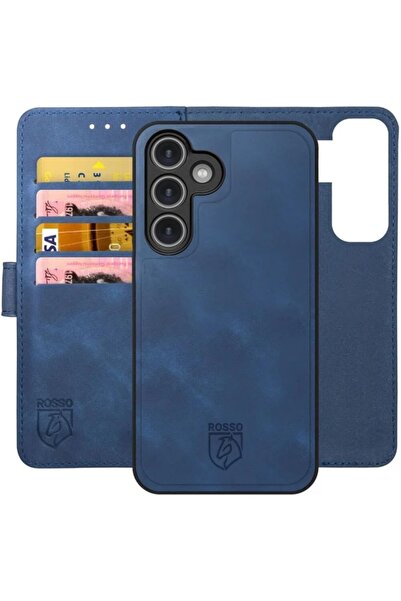 ROSSO PU Θήκη Πορτοφόλι - Samsung Galaxy S24 Plus - Element 2 in 1 - Blue