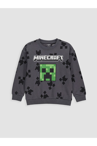 LC Waikiki Hanorac pentru băieți cu imprimeu Minecraft