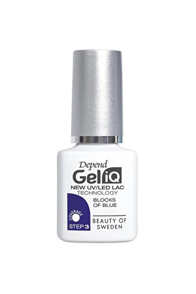 Depend Set 2 x Oja Semipermanenta Gel IQ UV LED, Blocks of Blue, 5 ml