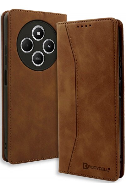 Bodycell Θήκη Xiaomi Redmi 14C / Poco C75 Book Case Πορτοφόλι - Brown