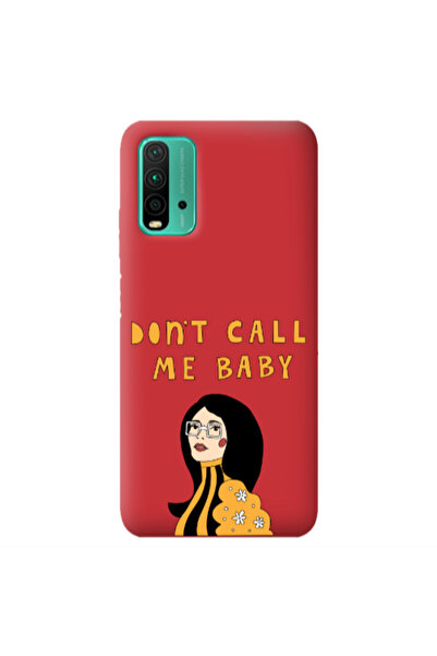 Other Xiaomi Poco M3 Call me baby Red Colored Silicone TPU Θήκη