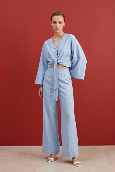 Hiccup My Fashion Tie-Detail Cotton Double Set