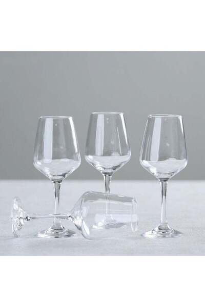 Danube Home Minetta 6-Piece Wine Glass Set - 400ML Premium Clear Glassware fo...