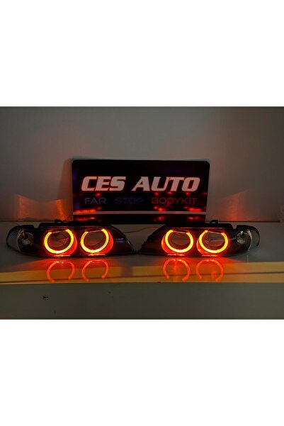 CESAUTO BMW 5 SERİSİ E39 TURUNCU ANGEL FAR CAM TAKIMI SIFIR ÜRÜN İTHAL