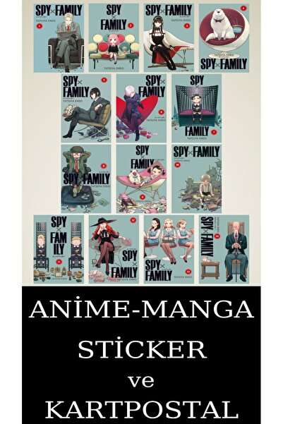 Gerekli Şeyler Yayıncılık Spy X Family 1-2-3-4-5-6-7-8-9-10-11-12-13-14 Manga...
