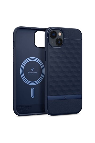 caseology Husă protecție Spigen, compatibilă MagSafe pentru iPhone 14, albastră