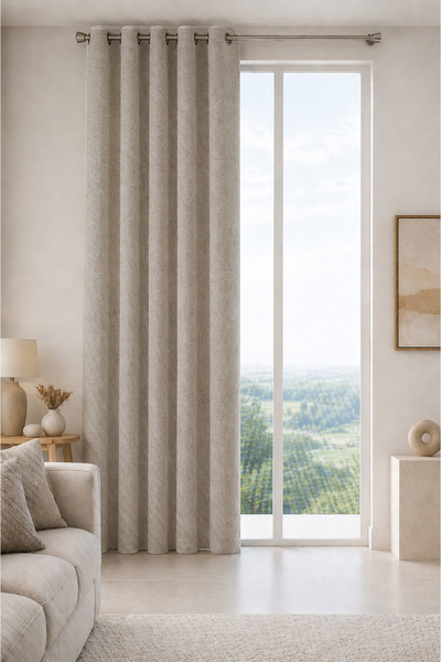 Premier Home Vera Blackout zavjesa sa bež pozadinom 120x260 bez oblačenja