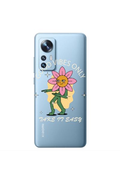 Other Xiaomi Mi 12 Good Vibes Only Transparent Silicone TPU Θήκη
