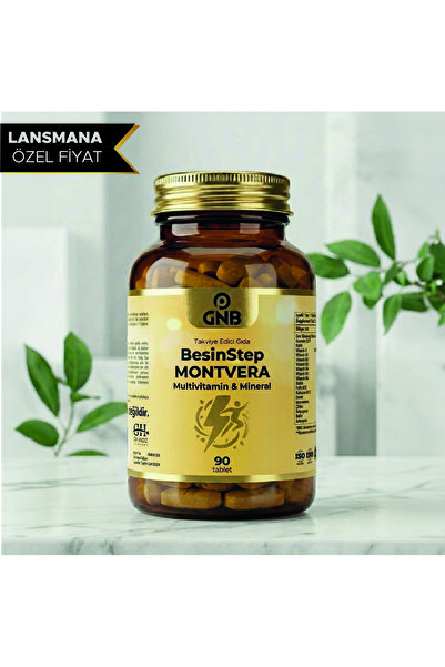 GNB BesinStep MONTVERA Kore Ginsengi, İnositol, Multivitamin & Mineral İçeren...