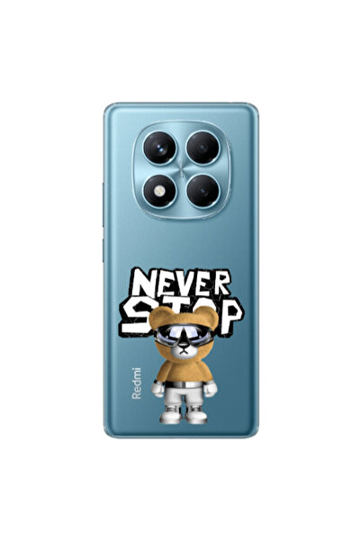 Other Xiaomi Redmi Note 14 Pro Never stop Transparent Silicone TPU Θήκη