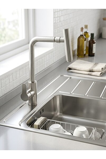 CYH Banyo Natural Dante Chrome Sink Faucet (B-042)