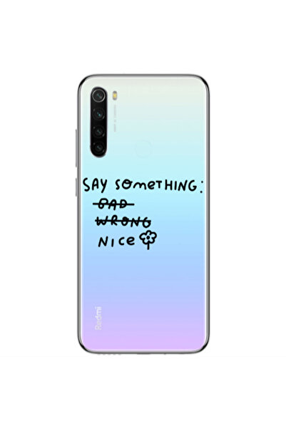 Other Xiaomi Redmi Note 8 Say Something Transparent Silicone TPU Θήκη
