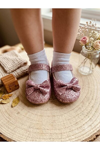 Patika Bebek starlight >deri prenses fiyonk ışıltılı babet
