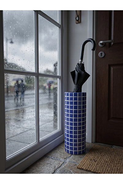 FLTFRM Handmade Glass Mosaic Vase – Vase with Geometric Pattern