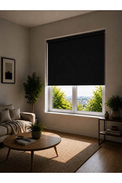 Evolia Blackout Mat Stor Perde, Işık Geçirmez Karartma Stor Perde, BL-1005 Si...
