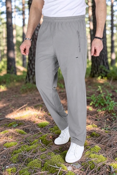 BİRBEYSTORE Sports Sweatpants Summer Thin Parachute Fabric Elastic Waistband ...