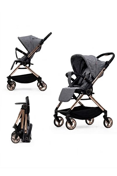 Baby Cara Two-Way Luxury High Landscape Reversible Baby Stroller with One-Han...