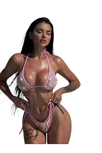 Woman's Fashion Σετ ροζ μπικίνι