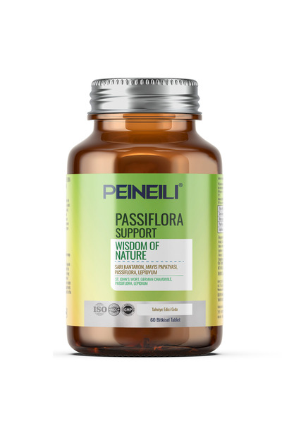 PEINEILI Passiflora Support 1000 mg 60 Tablet Sarı Kantaron ve Mayıs Papatyas...