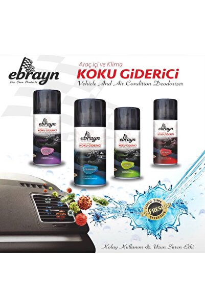 Ebrayn Klima Bombası Hava Tazeleyici Koku Bombası 12li Karma Paket