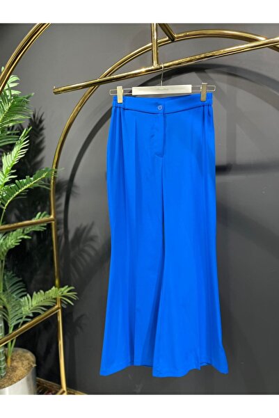 ORHAN STORE 12-1091 بنطلون بقصة واسعة على الطراز الإسباني ساكس