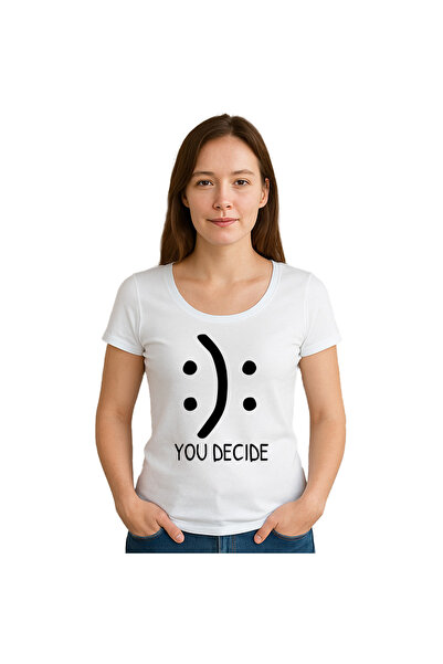 OEM Tricou dama You decide , 100%bumbac
