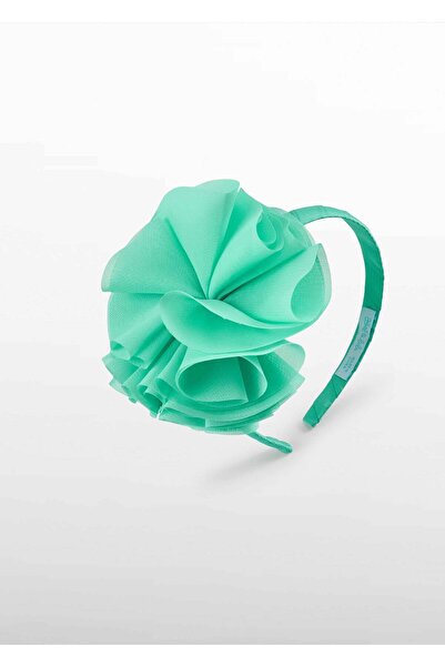 Abel & Lula Mayoral Abel Lula Girl's Tulle Floral Evening Dress Crown Green