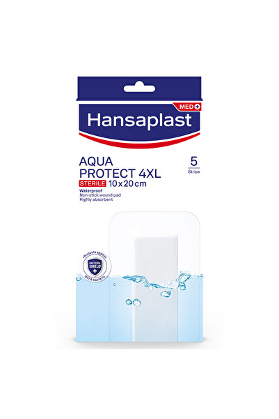 Hansaplast Aqua Protect 4XL Αποστειρωμένα Επιθέματα 10x20εκ. 5 τεμάχια