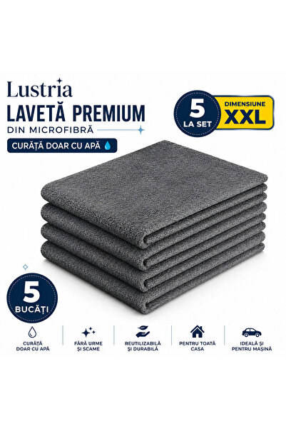 OEM Set de 5 lavete premium din microfibră