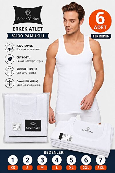 medineticaret 6-Pack Combed Men's Athlete