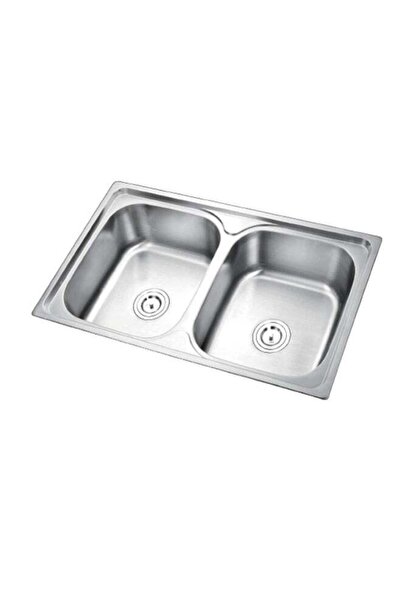 Wonderful-kitchens 77*43 Kitchen Sink Double Bowl 201 Stainless Steel Sink wi...