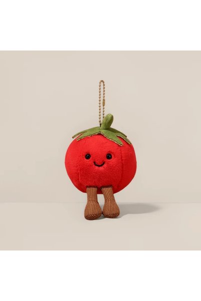 BABUN Cute Plush Vegetable Keychain and Bag Ornament Set Fun Cute Vegetable F...