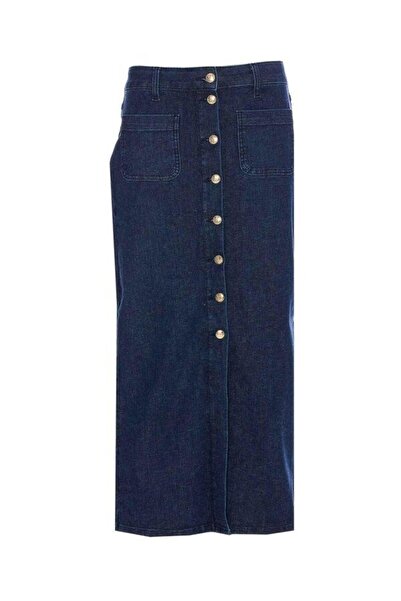 liu.jo Düğmeli Uzun Denim Etek
