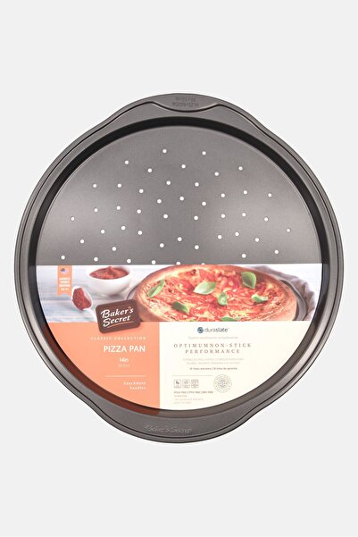 Baker's Secret Non Stick Pizza Pan, Charcoal