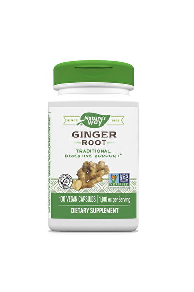Nature's Way Ginger Root 100 capsule vegetale Secom,