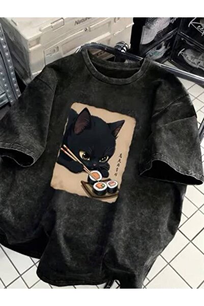 JANTIL MODA Vintage Washed Unisex Oversize T-Shirt – Street Fashion ⚡