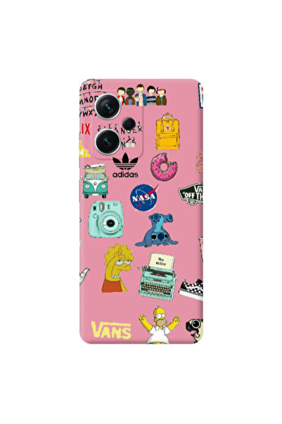 Other Xiaomi Poco X5 Mixed up 3 Pink Colored Silicone TPU Θήκη