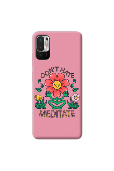 Other Xiaomi Redmi Note 10 Pro 5G Meditate Pink Colored Silicone TPU Θήκη