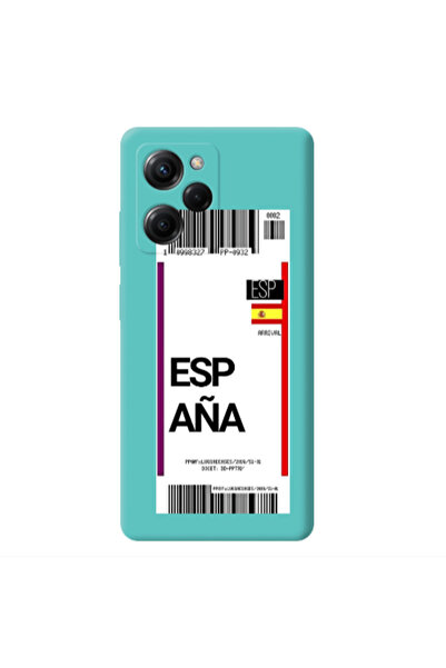 Other Xiaomi Poco X5 Pro Espana Arrival Turquoise Colored Silicone TPU Θήκη
