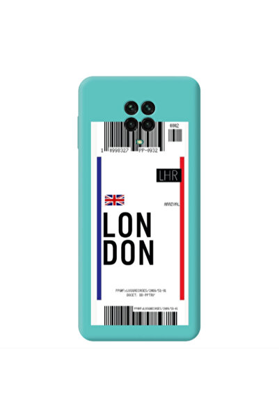 Other Xiaomi Redmi Note 9 Pro London Arrival Turquoise Colored Silicone TPU Θήκη