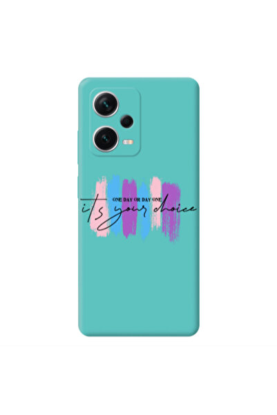 Other Xiaomi Poco X5 One Day Or Day One Turquoise Colored Silicone TPU Θήκη