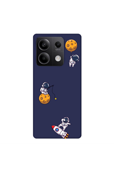 Other Xiaomi Redmi Note 13 5G Cute astronauts Dark blue Colored Silicone TPU ...