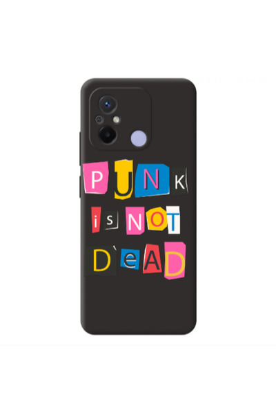 Other Xiaomi Redmi 12C Punk is not Dead Black Colored Silicone TPU Θήκη