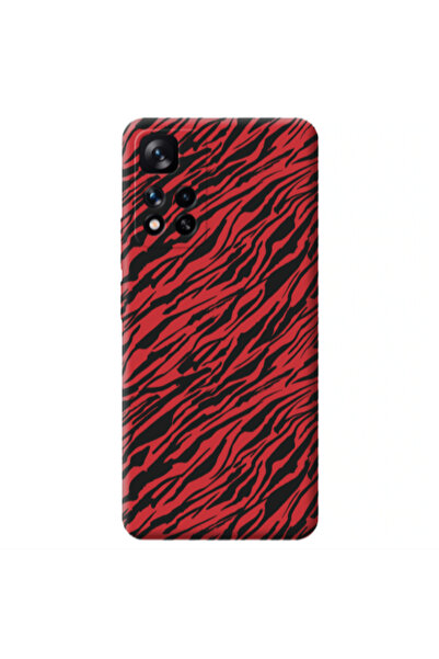 Other Xiaomi Redmi Note 11 Pro 5G Black zebra Red Colored Silicone TPU Θήκη