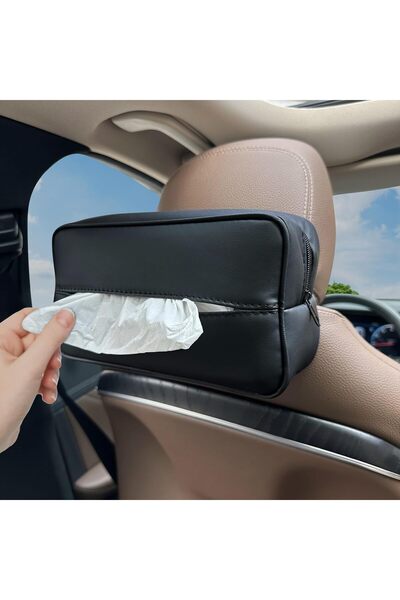 Arabest Car Tissue Holder,Large Tissue Box Holder for 120 Standard Tissues,Pr...