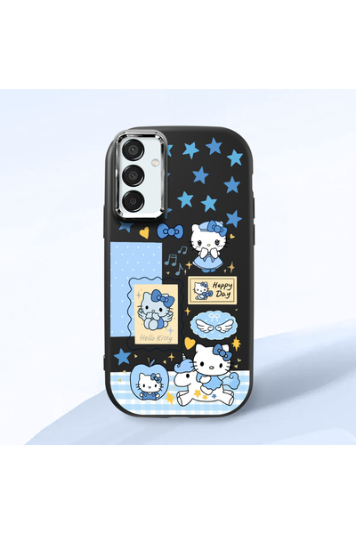 ucuc Samsung Galaxy M15 Compatible Black Silicone Case with Shock-Absorbing C...