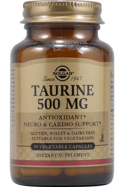 Solgar Taurine (Taurina) 500mg 50cps Vegetale