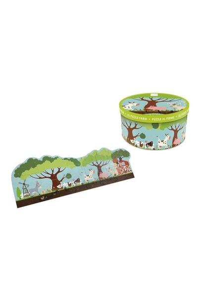Scratch Puzzle ferma, Scratch, Carton, 36 piese, 3 ani+, Multicolor