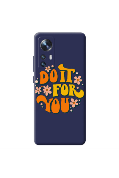 Other Xiaomi Mi 12 Do it For You Dark blue Colored Silicone TPU Θήκη