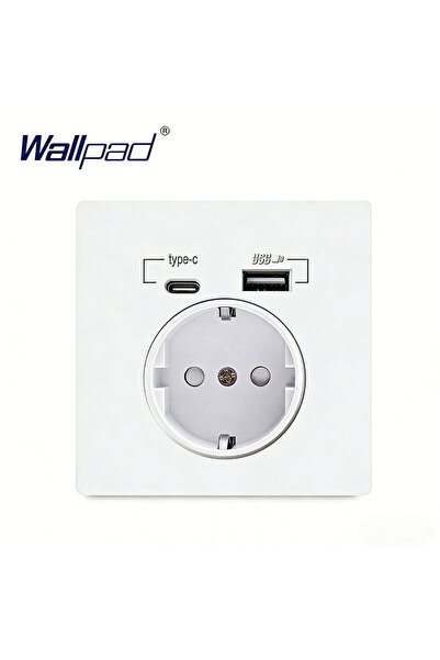 Choice3 PC White EU 20W PD Wall Socket EU French Type-C USB Fast Charging Por...